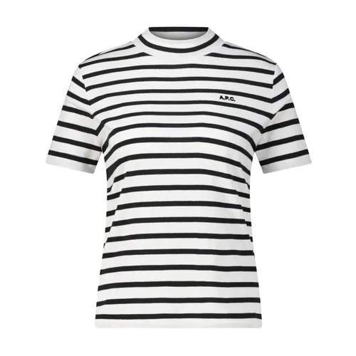 A.p.c. - Tops > T-Shirts - White - A.p.c. - Modalova