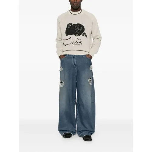 Knitwear > Round-neck Knitwear - - Carne Bollente - Modalova