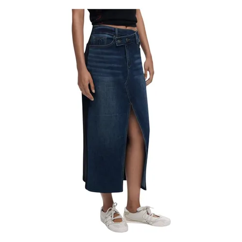 Skirts > Denim Skirts - - Desigual - Modalova