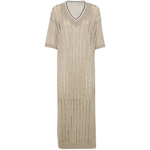 Dresses > Day Dresses > Midi Dresses - - Brunello Cucinelli - Modalova