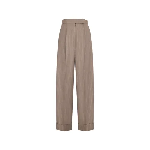 Trousers > Straight Trousers - - Max Mara - Modalova