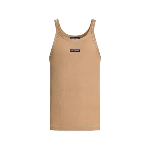 Tops > Sleeveless Tops - - Dolce & Gabbana - Modalova