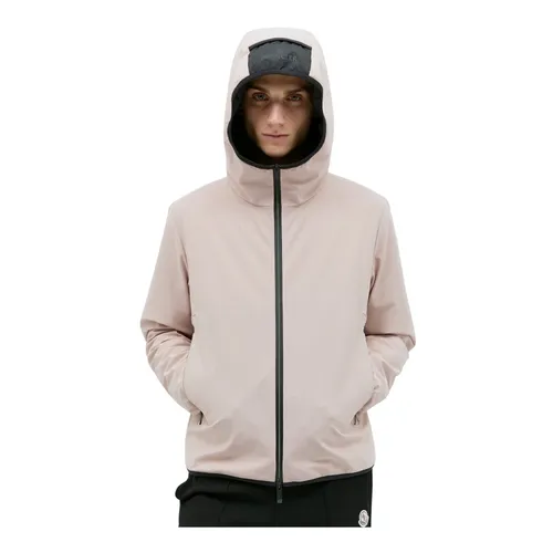 Moncler - Coats > Parkas - Beige - Moncler - Modalova