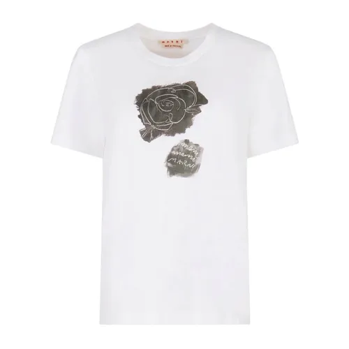Marni - Tops > T-Shirts - White - Marni - Modalova