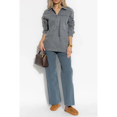 Blouses & Shirts > Denim Shirts - - JW Anderson - Modalova