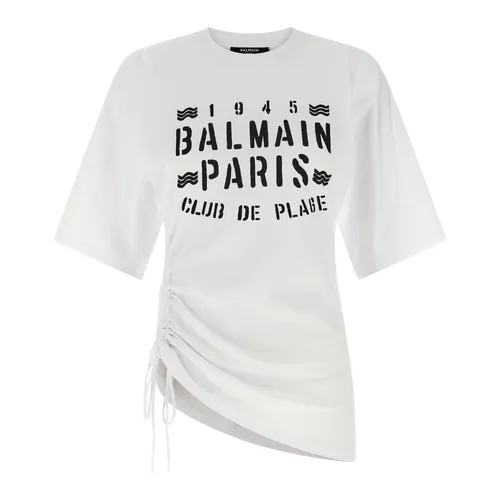 Balmain - Tops > T-Shirts - White - Balmain - Modalova
