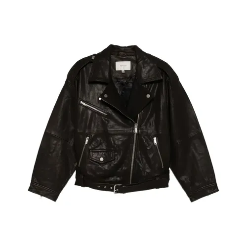 Jackets > Leather Jackets - - Gestuz - Modalova