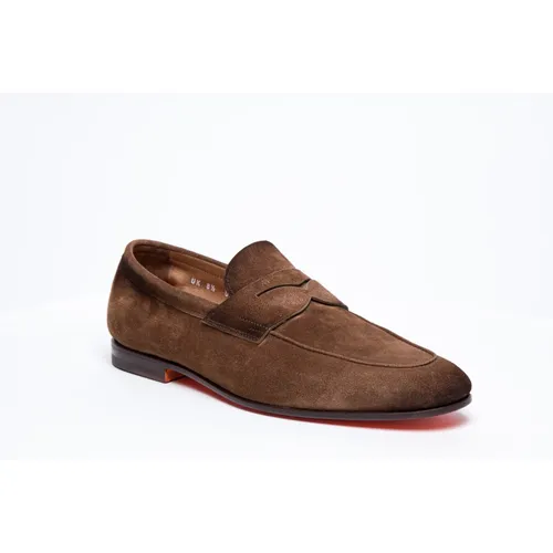 Shoes > Flats > Loafers - - Santoni - Modalova