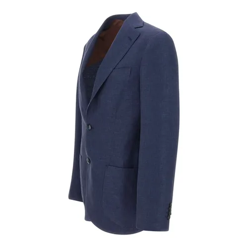 Barba - Jackets > Blazers - Blue - Barba - Modalova