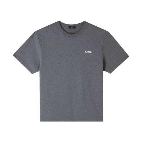 A.p.c. - Tops > T-Shirts - Gray - A.p.c. - Modalova