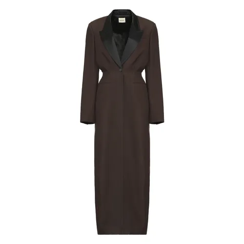 Coats > Single-Breasted Coats - - Khaite - Modalova