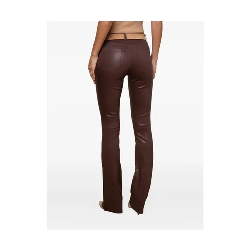 Trousers > Leather Trousers - - L'Agence - Modalova