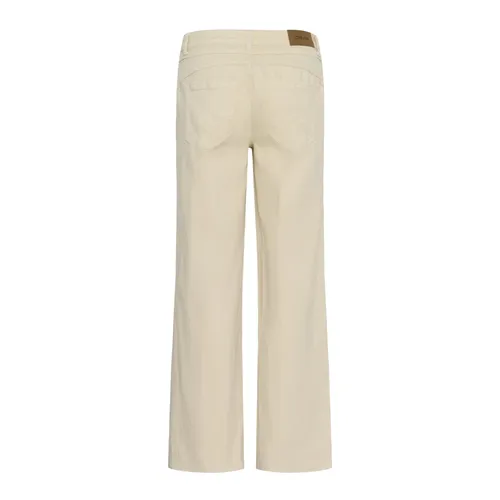 Trousers > Wide Trousers - - Cream - Modalova
