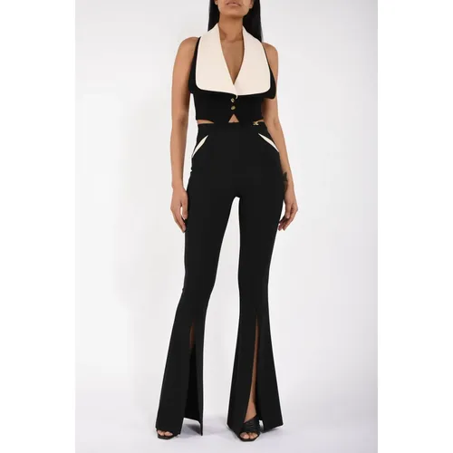 Jackets > Vests - - Elisabetta Franchi - Modalova