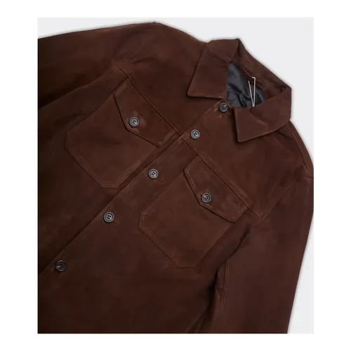 Jackets > Leather Jackets - - Selected Homme - Modalova