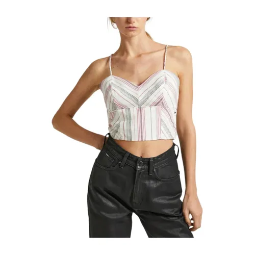 Tops > Sleeveless Tops - - Pepe Jeans - Modalova
