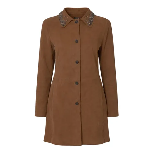 Coats > Single-Breasted Coats - - Ermanno Scervino - Modalova