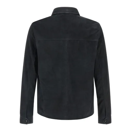 Jackets > Leather Jackets - - Pal Zileri - Modalova