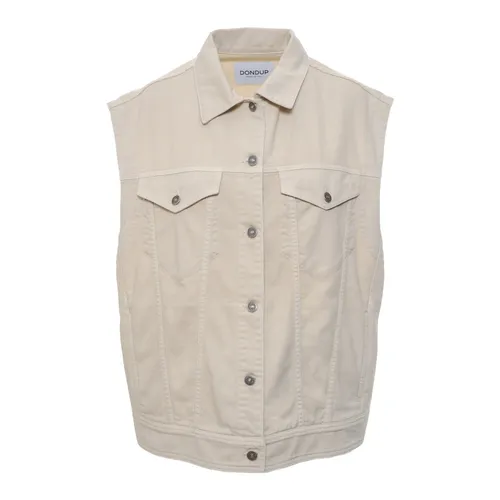 Dondup - Jackets > Vests - Beige - Dondup - Modalova