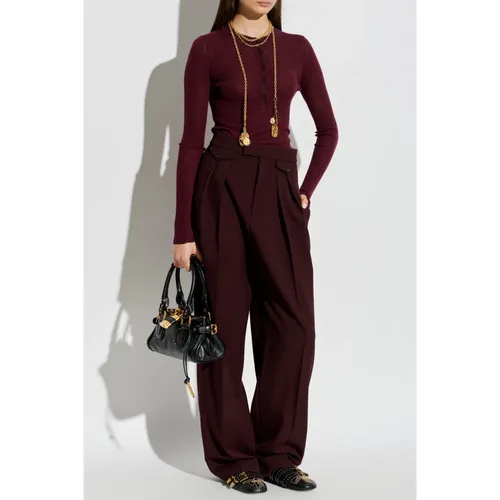 Knitwear > V-neck Knitwear - - Chloé - Modalova