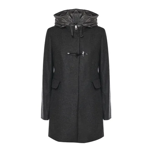 Fay - Coats > Parkas - Black - Fay - Modalova