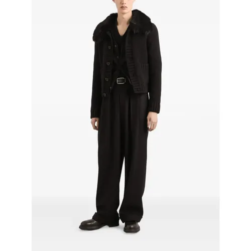 Trousers > Wide Trousers - - Dolce & Gabbana - Modalova