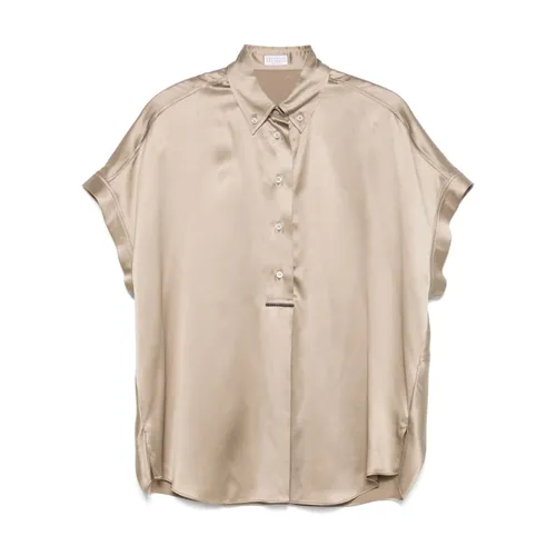 Blouses & Shirts > Blouses - - Brunello Cucinelli - Modalova