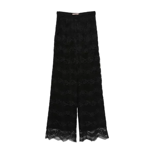 Trousers > Wide Trousers - - Twinset - Modalova
