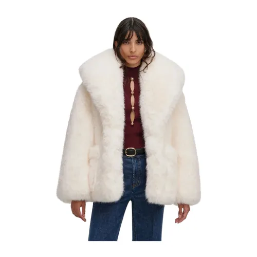 Jackets > Faux Fur & Shearling Jackets - - Self Portrait - Modalova