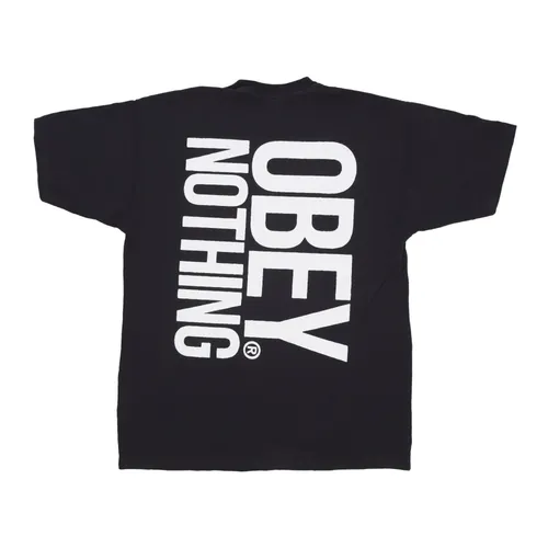 Obey - Tops > T-Shirts - Black - Obey - Modalova