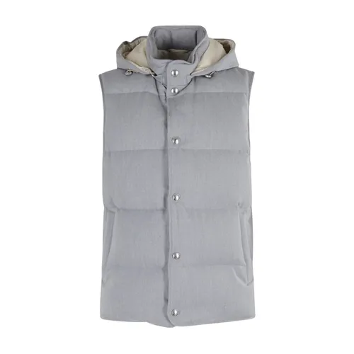 Eleventy - Jackets > Vests - Blue - Eleventy - Modalova