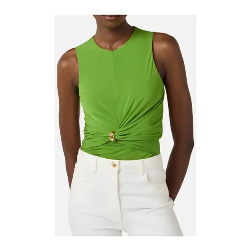 Tops > Sleeveless Tops - - Elisabetta Franchi - Modalova