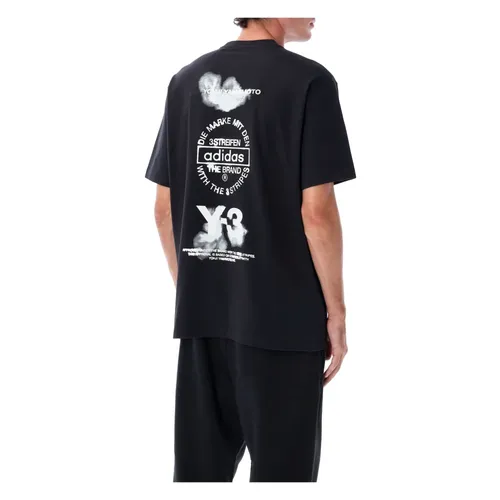 Y-3 - Tops > T-Shirts - Black - Y-3 - Modalova