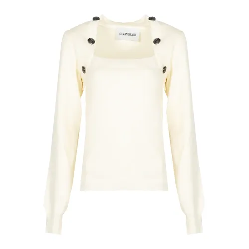 Knitwear > Round-neck Knitwear - - Silvian Heach - Modalova
