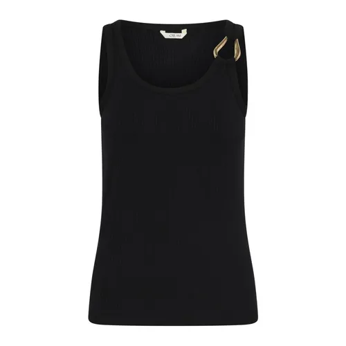 Tops > Sleeveless Tops - - Cream - Modalova