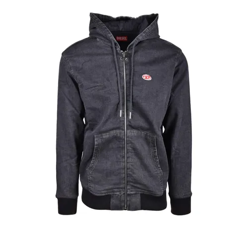 Sweatshirts & Hoodies > Zip-throughs - - Diesel - Modalova