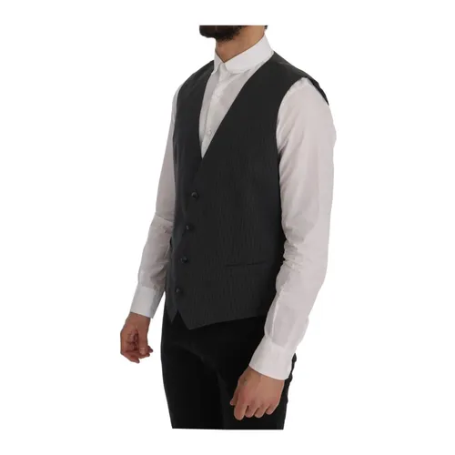 Suits > Suit Vests - - Dolce & Gabbana - Modalova