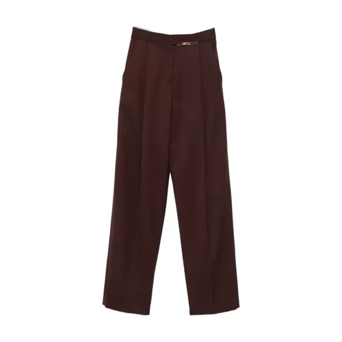 Trousers > Wide Trousers - - Elisabetta Franchi - Modalova