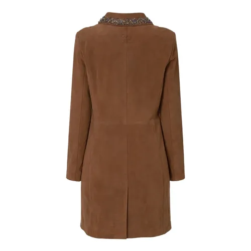 Coats > Single-Breasted Coats - - Ermanno Scervino - Modalova