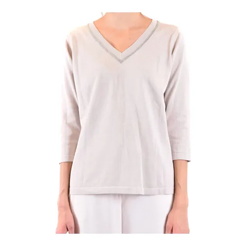 Knitwear > V-neck Knitwear - - Fabiana Filippi - Modalova
