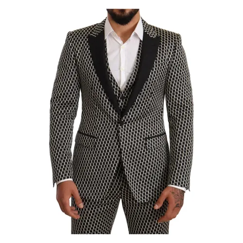Suits > Suit Sets > Single Breasted Suits - - Dolce & Gabbana - Modalova