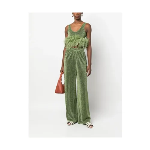 Trousers > Wide Trousers - - Oseree - Modalova