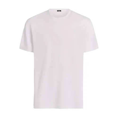 Kiton - Tops > T-Shirts - White - Kiton - Modalova