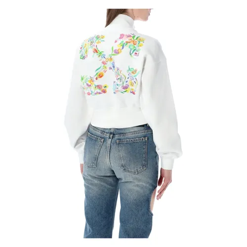 Off - Sweatshirts & Hoodies > Zip-throughs - - Off White - Modalova