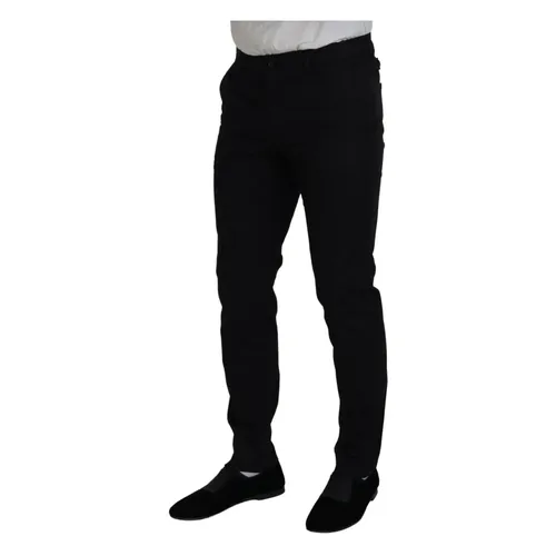 Trousers > Slim-fit Trousers - - Dolce & Gabbana - Modalova
