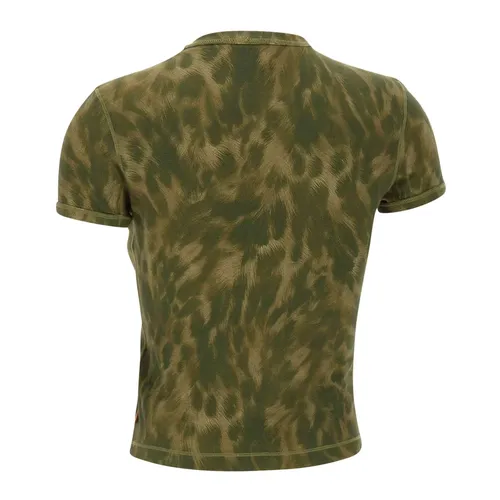 Diesel - Tops > T-Shirts - Green - Diesel - Modalova
