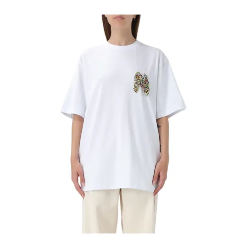 Msgm - Tops > T-Shirts - White - Msgm - Modalova