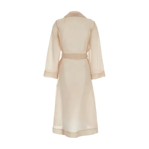Coats > Belted Coats - - Plain - Modalova