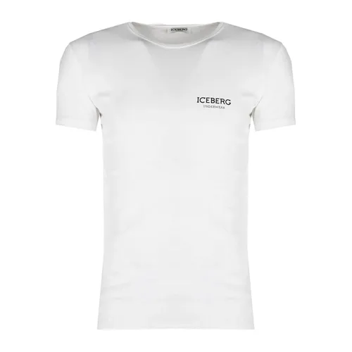 Iceberg - Tops > T-Shirts - White - Iceberg - Modalova