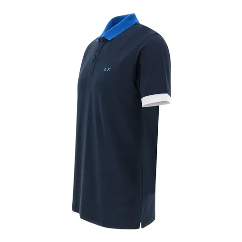 Sun68 - Tops > Polo Shirts - Blue - Sun68 - Modalova
